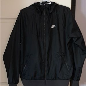 Nike’s men’s black wind runner  jacket.